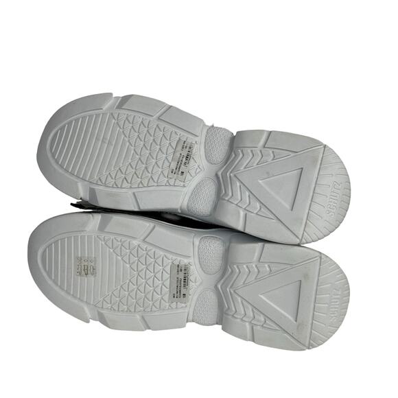 Schutz Anick Athletic Sneakers Chunky Women's SZ 10 NEW Boyfriend Platform Gray - Picture 10 of 13